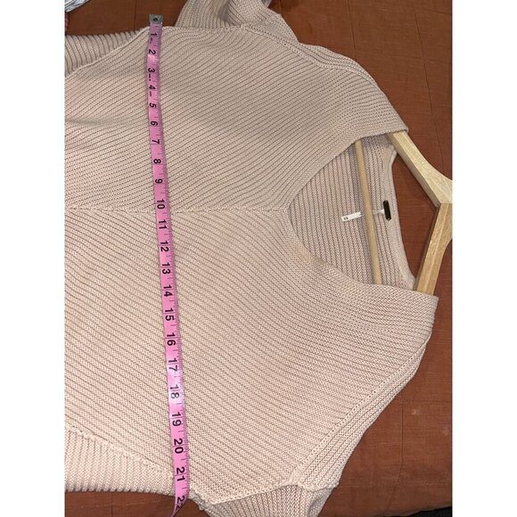 Free People La Brea Chunky V Neck Sweater size XS - Picture 9 of 10